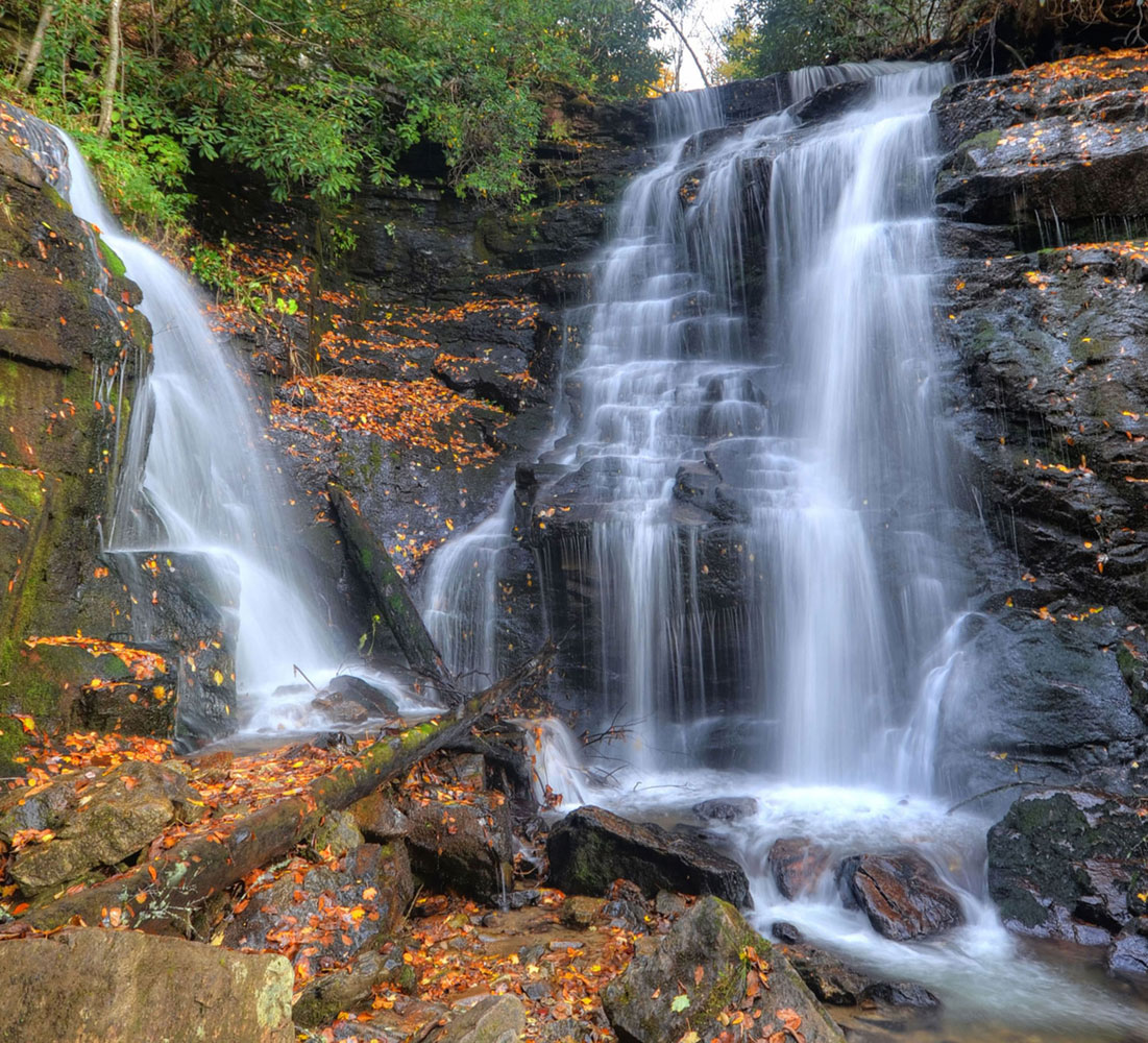 Soco Falls – Two Falls, Too Beautiful