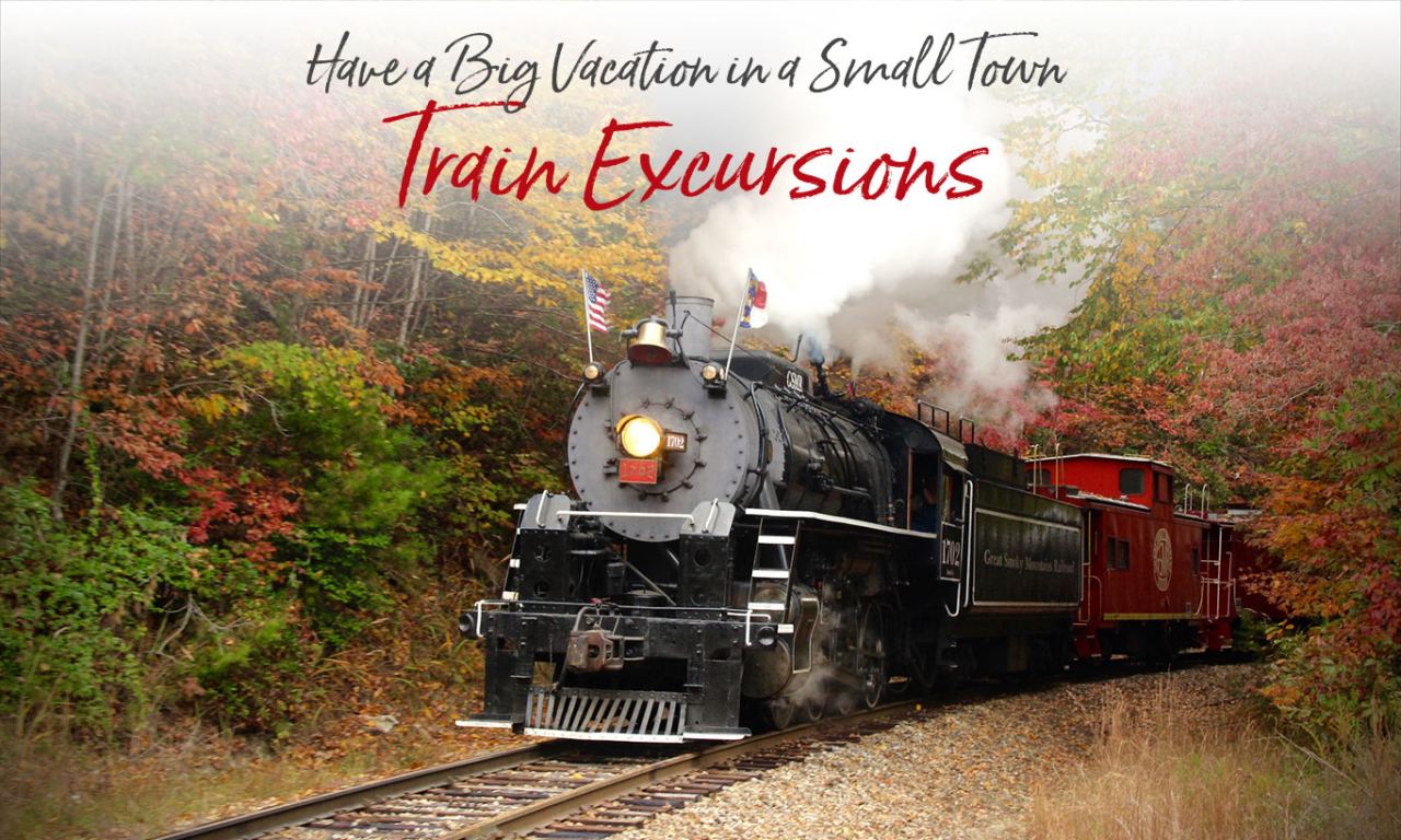 Scenic Train Rides Bryson City NC Polar Express Steam excursions