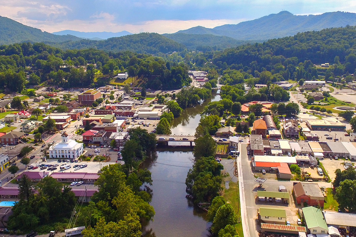 Bryson City. A River Runs Through It.