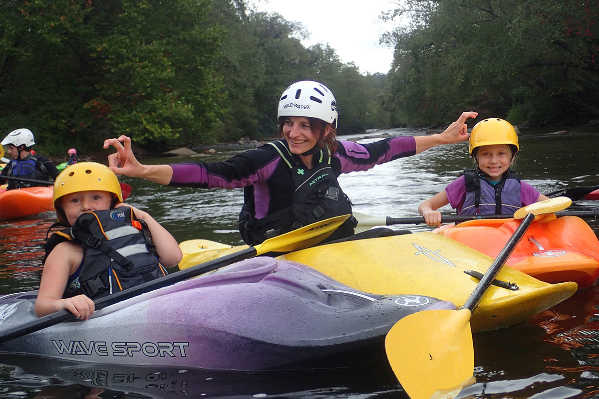Zuzana+kids-Tuck kids kayaking class