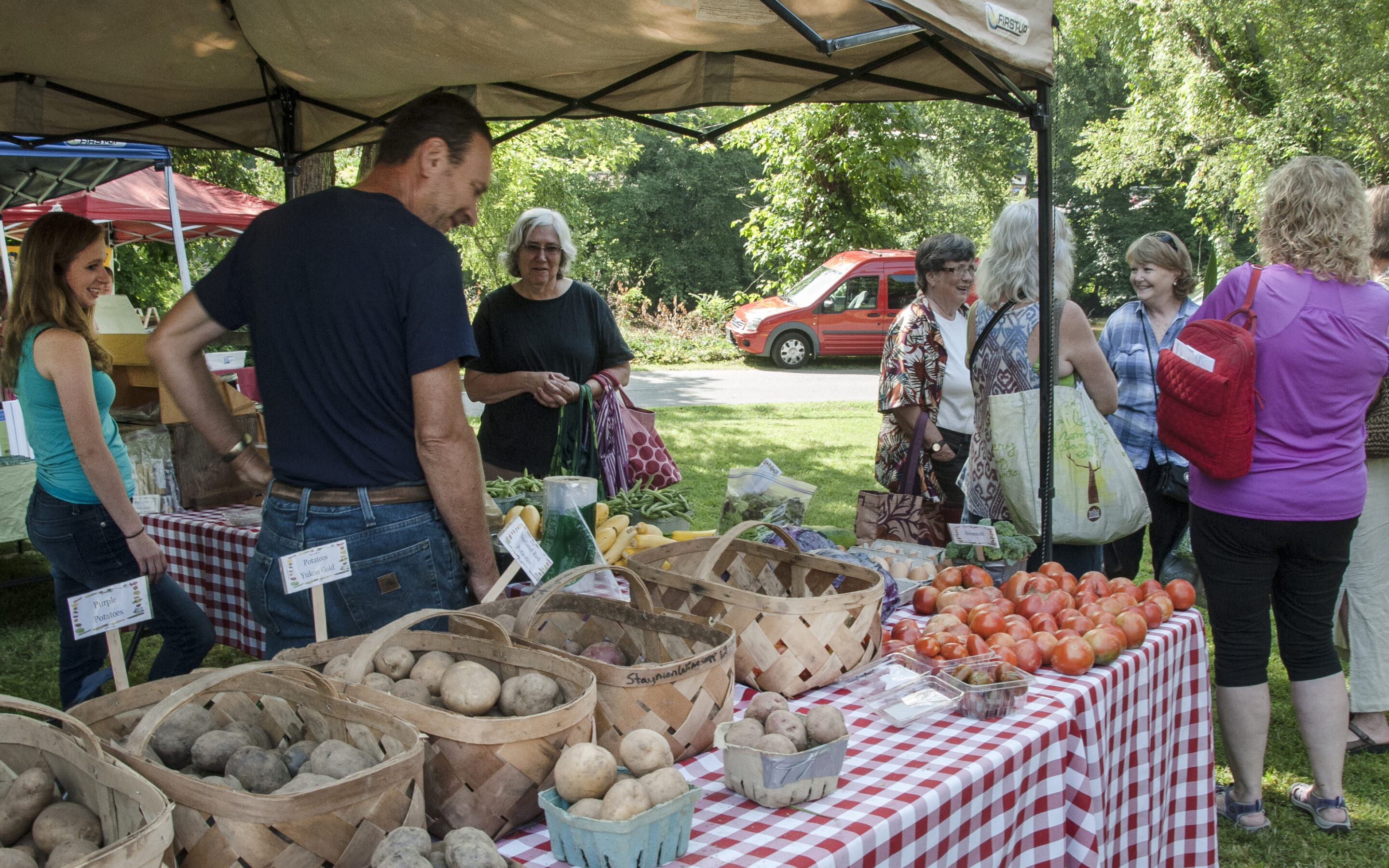 On Weekends, Swain County’s Growers and Artisans Bring Their Goods to Town.