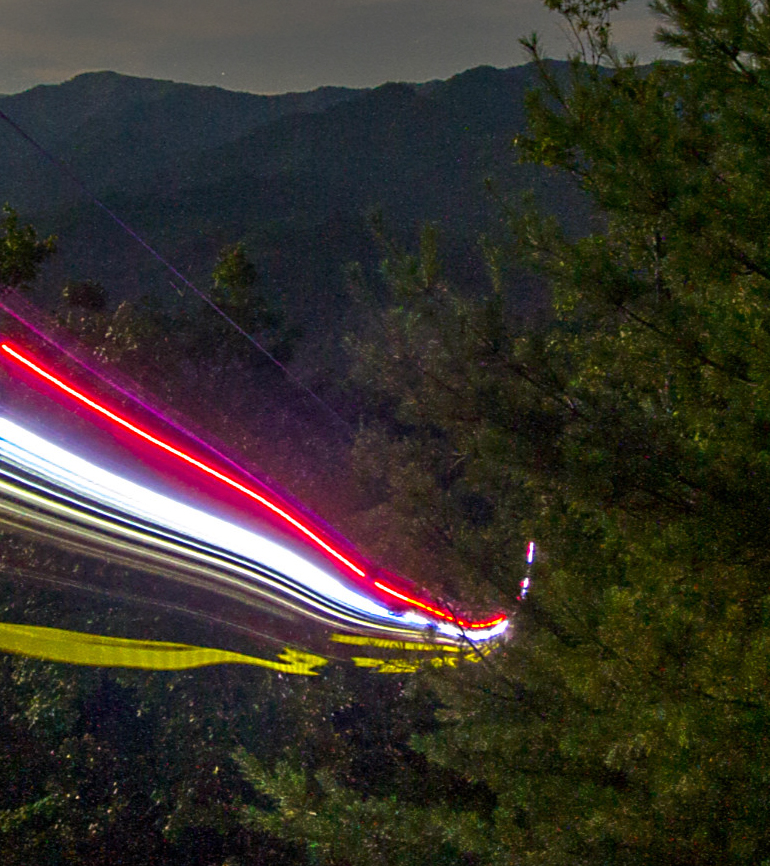 Colorful-streamers-croped streams of colorful light