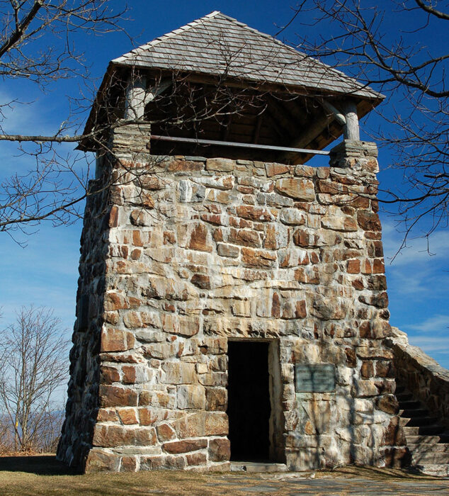 Stone lookout tower