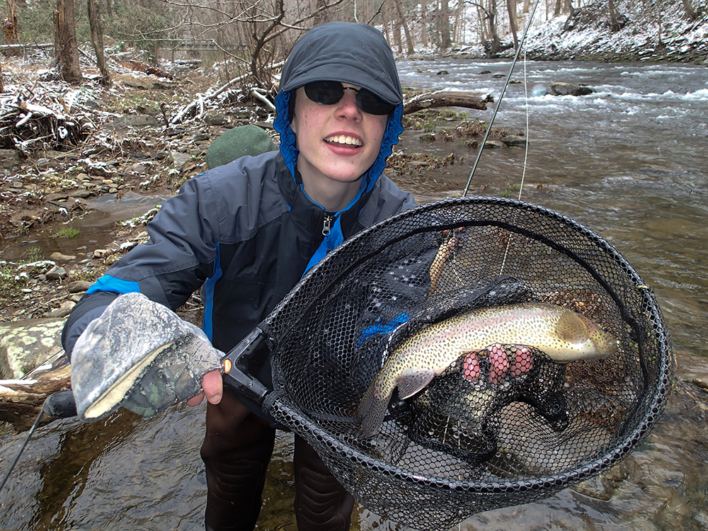 Winter trout fishing